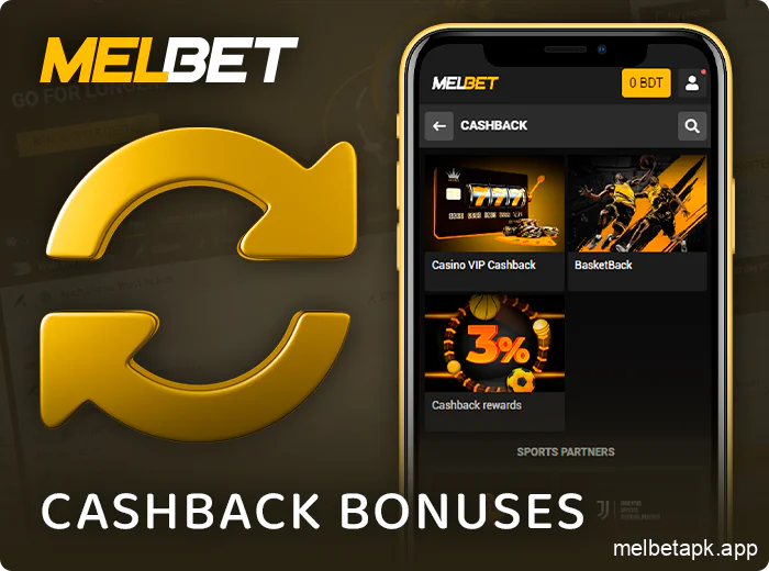 Get cashback while playing on Melbet Bangladesh